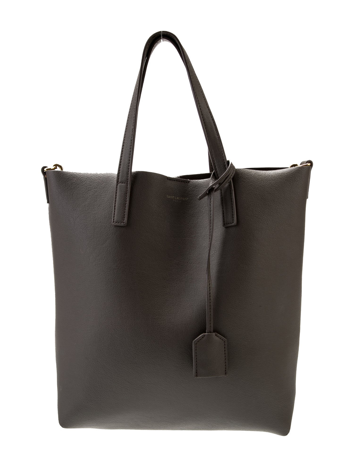 Saint Laurent Leather N/S Shopping Tote Toy