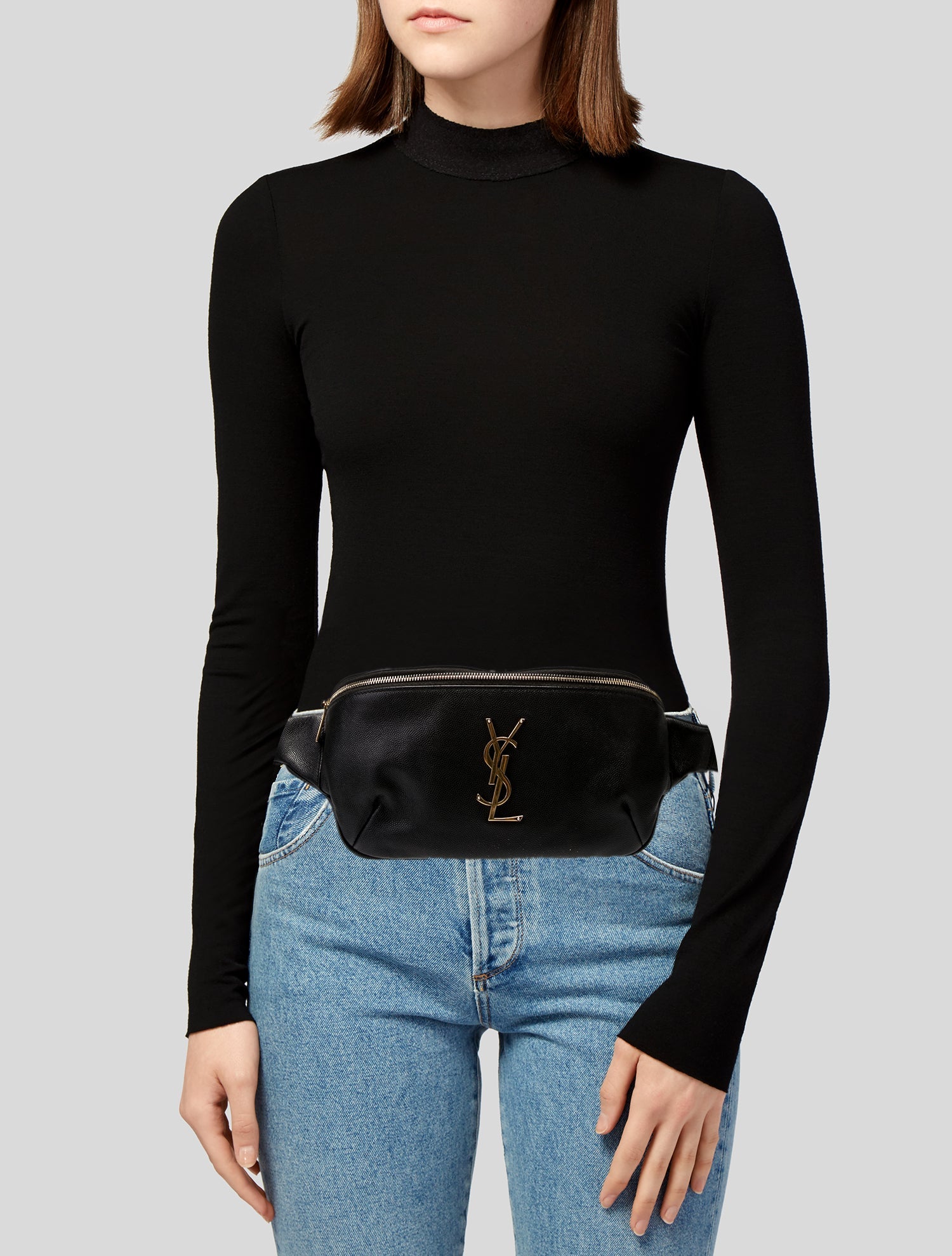 Saint Laurent Leather Cassandre