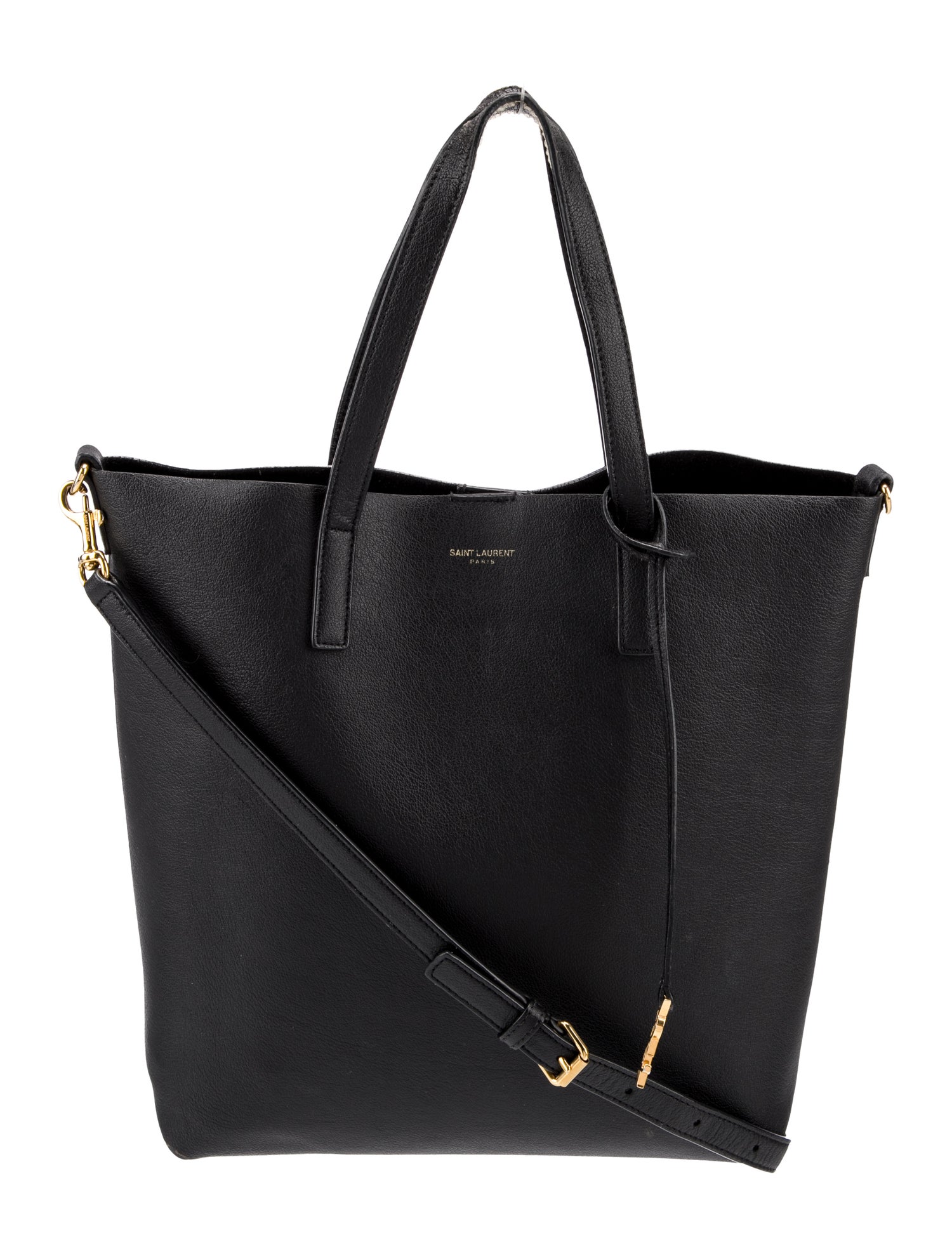 Saint Laurent Leather Top Handle Bag Toy