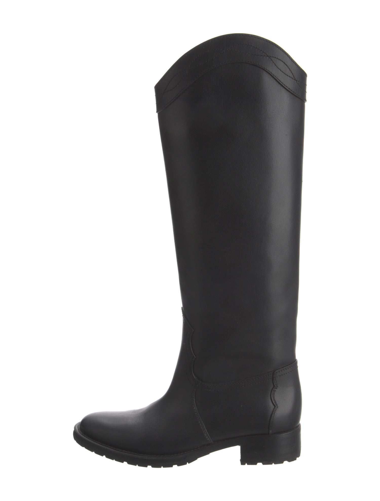 Saint Laurent Leather Riding Boots