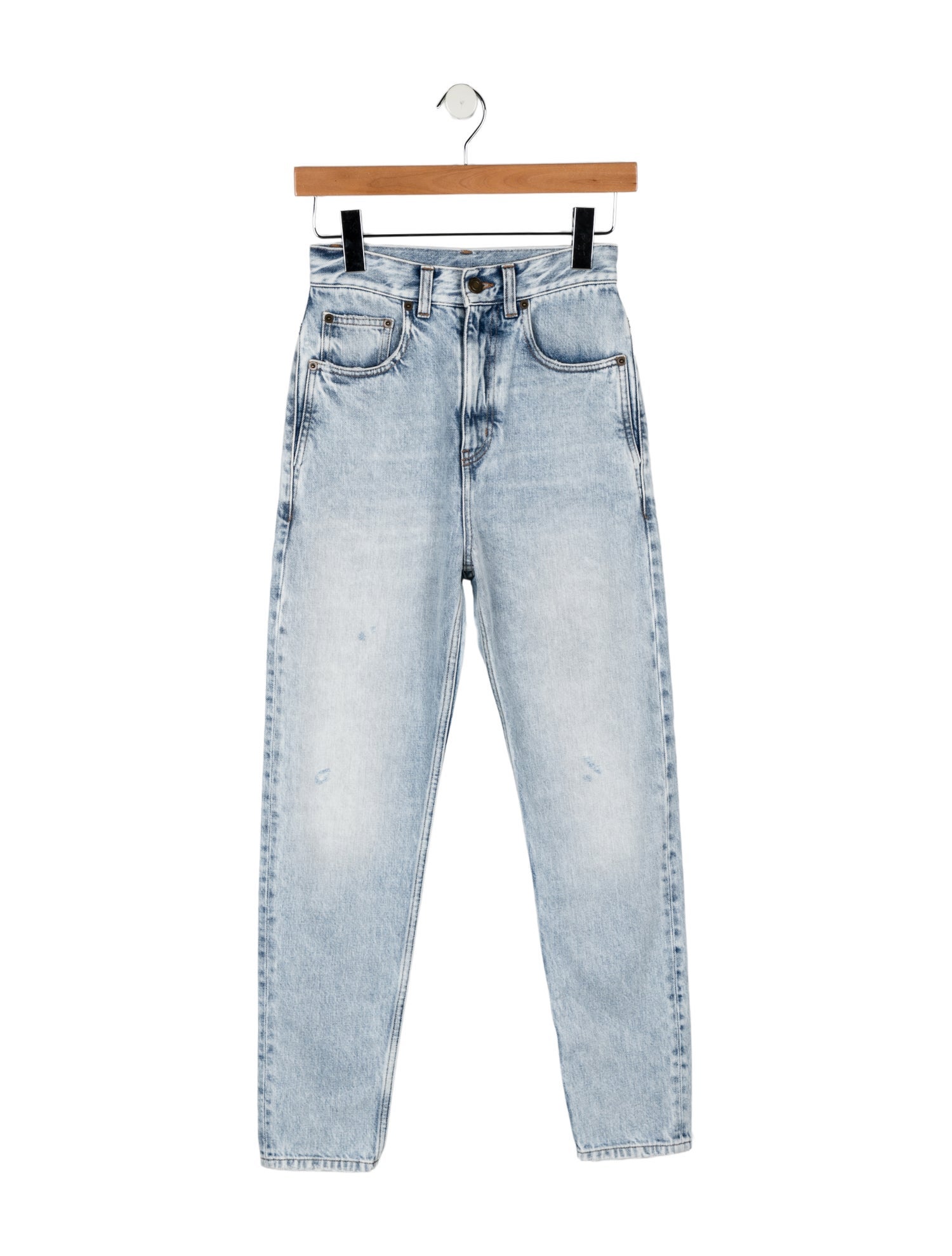 Saint Laurent High-Rise Skinny Leg Jeans