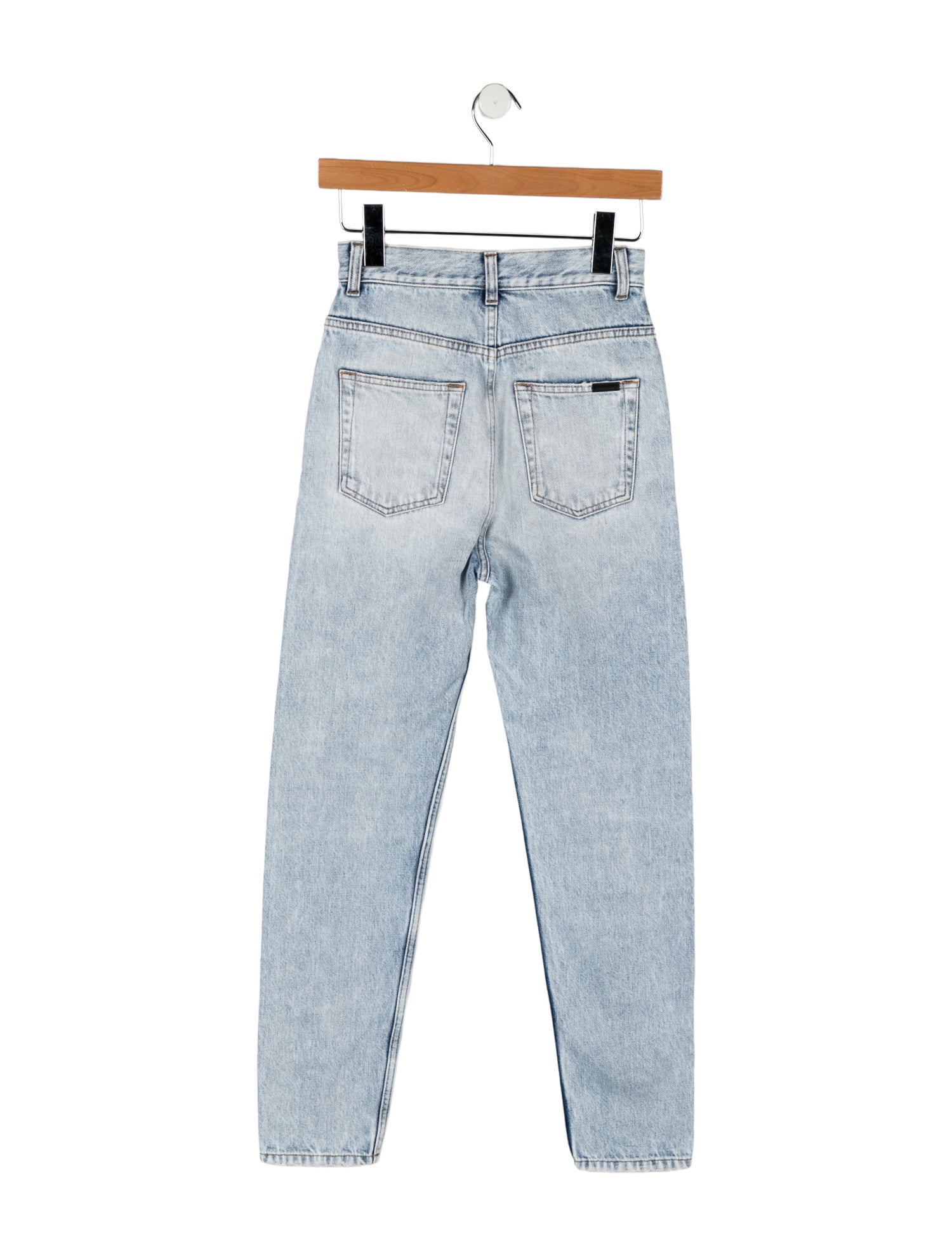 Saint Laurent High-Rise Skinny Leg Jeans