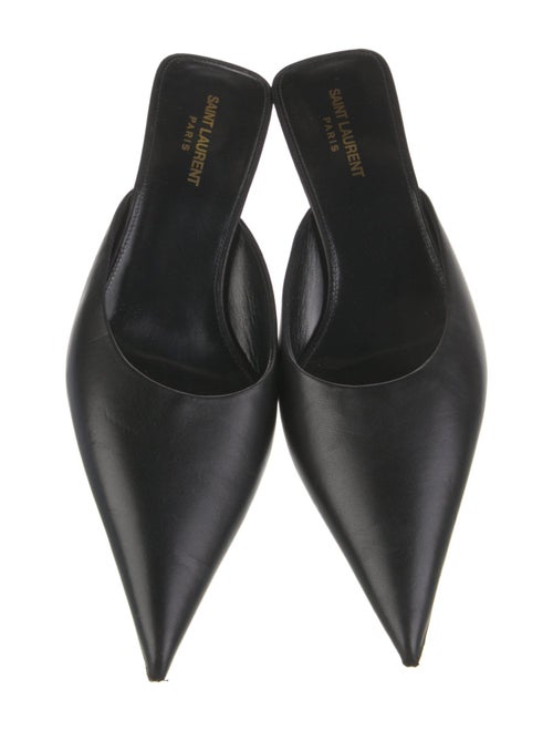 Saint Laurent Leather Mules