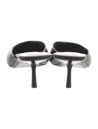 Saint Laurent Leather Mules