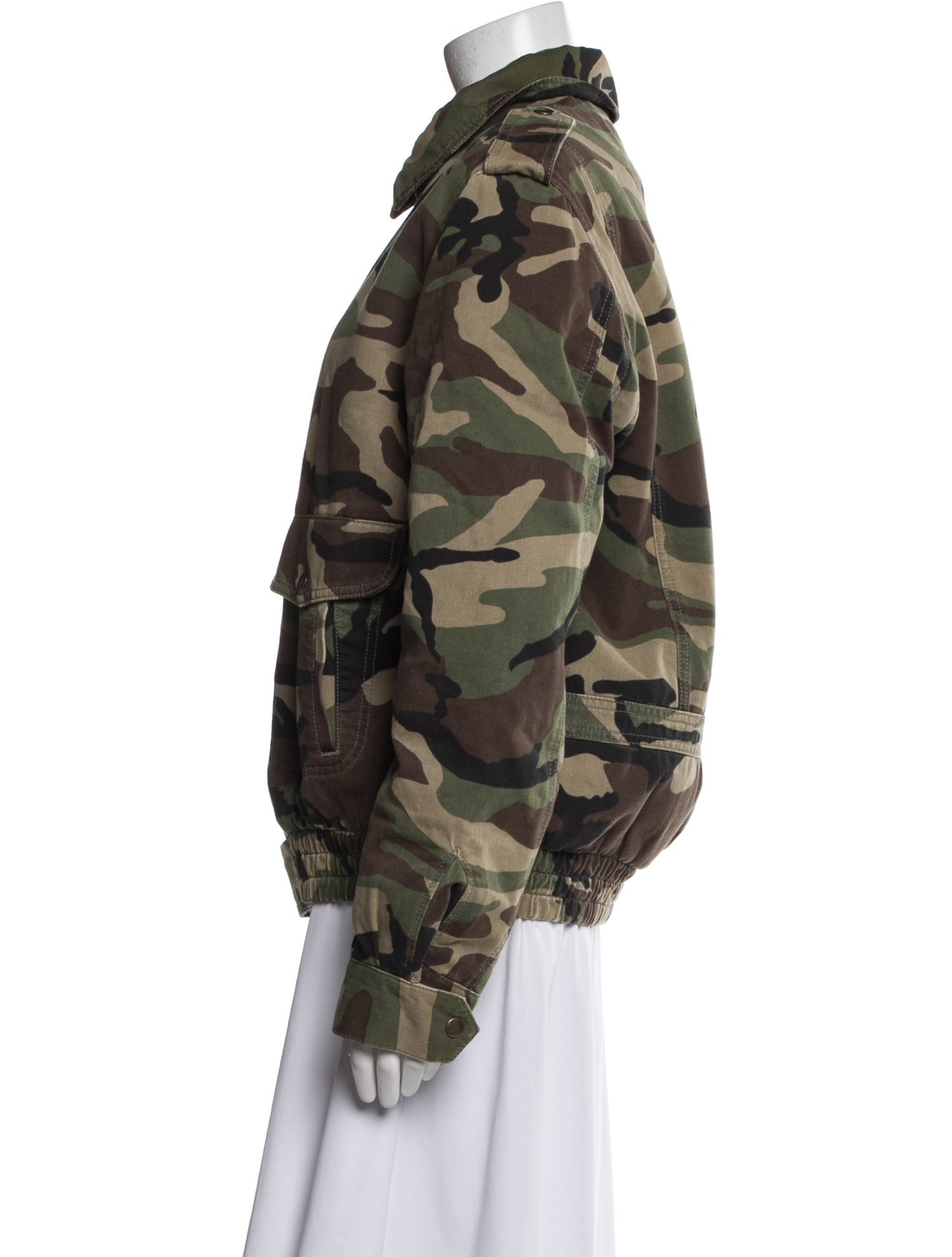 Saint Laurent Printed Fur Jacket