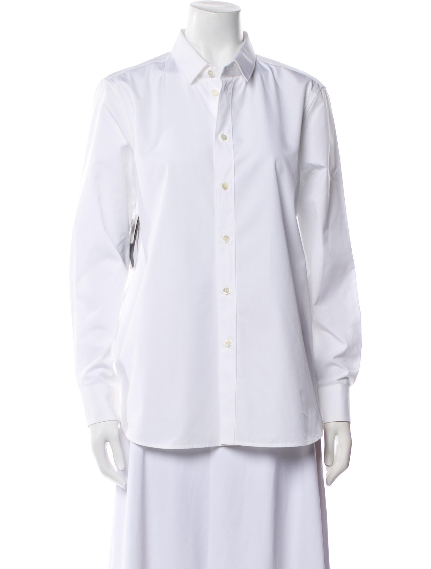 Saint Laurent Long Sleeve Button-Up Top w/ Tags