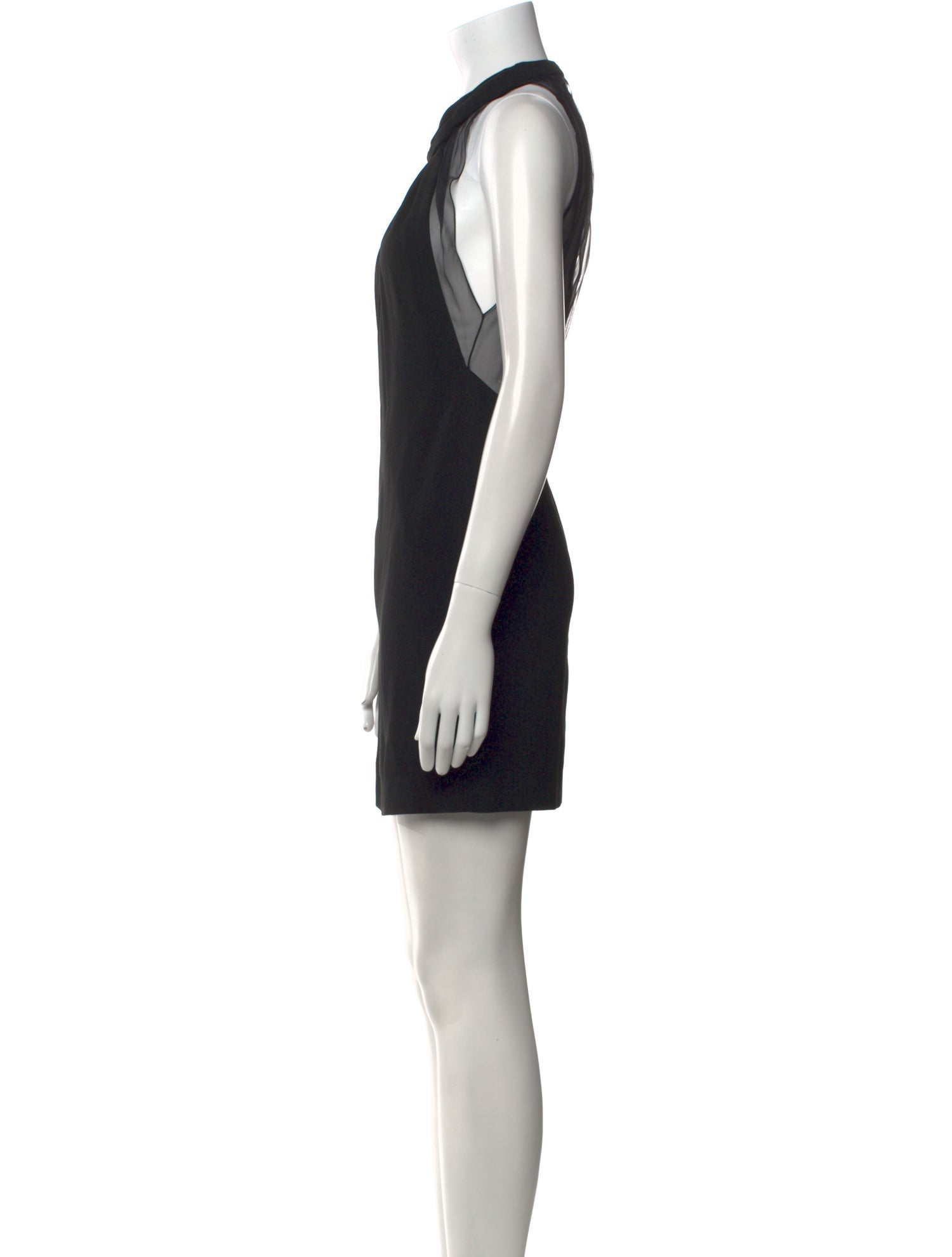 Saint Laurent Wool Mini Dress