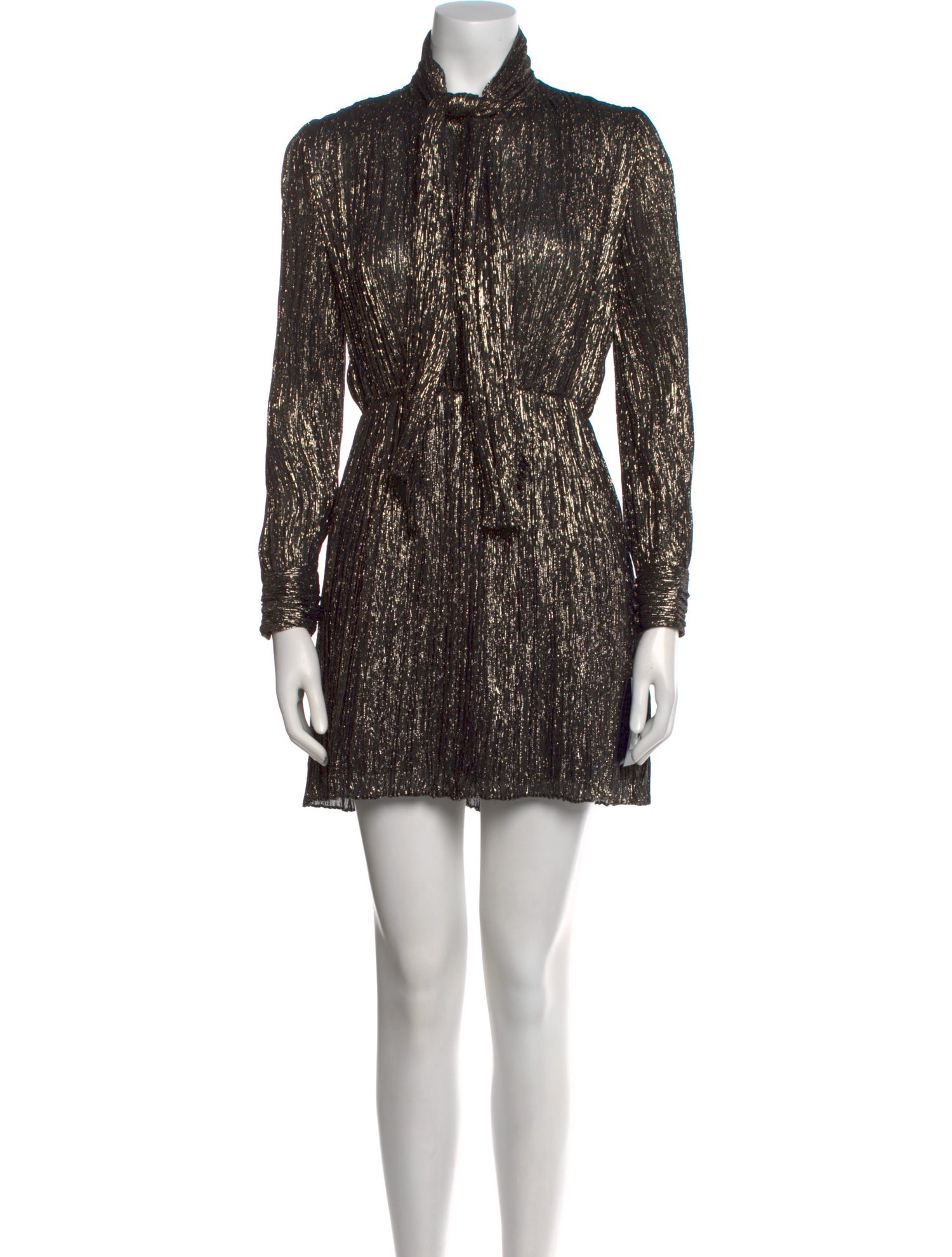 Saint Laurent Silk Mini Dress w/ Tags