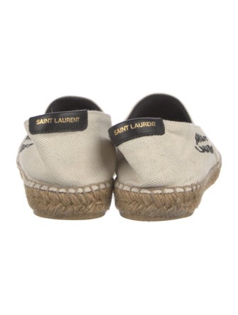 Saint Laurent Canvas Graphic Print Espadrilles