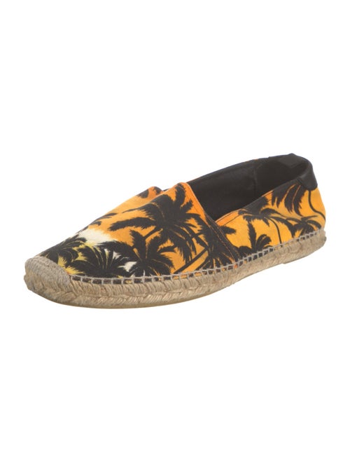 Saint Laurent Canvas Printed Espadrilles