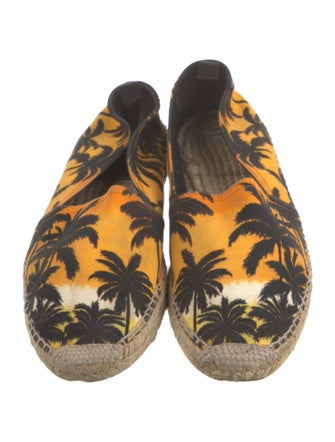 Saint Laurent Canvas Printed Espadrilles