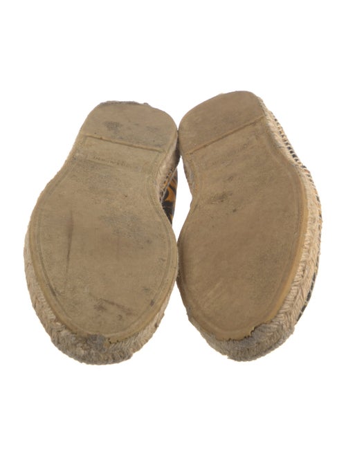Saint Laurent Canvas Printed Espadrilles