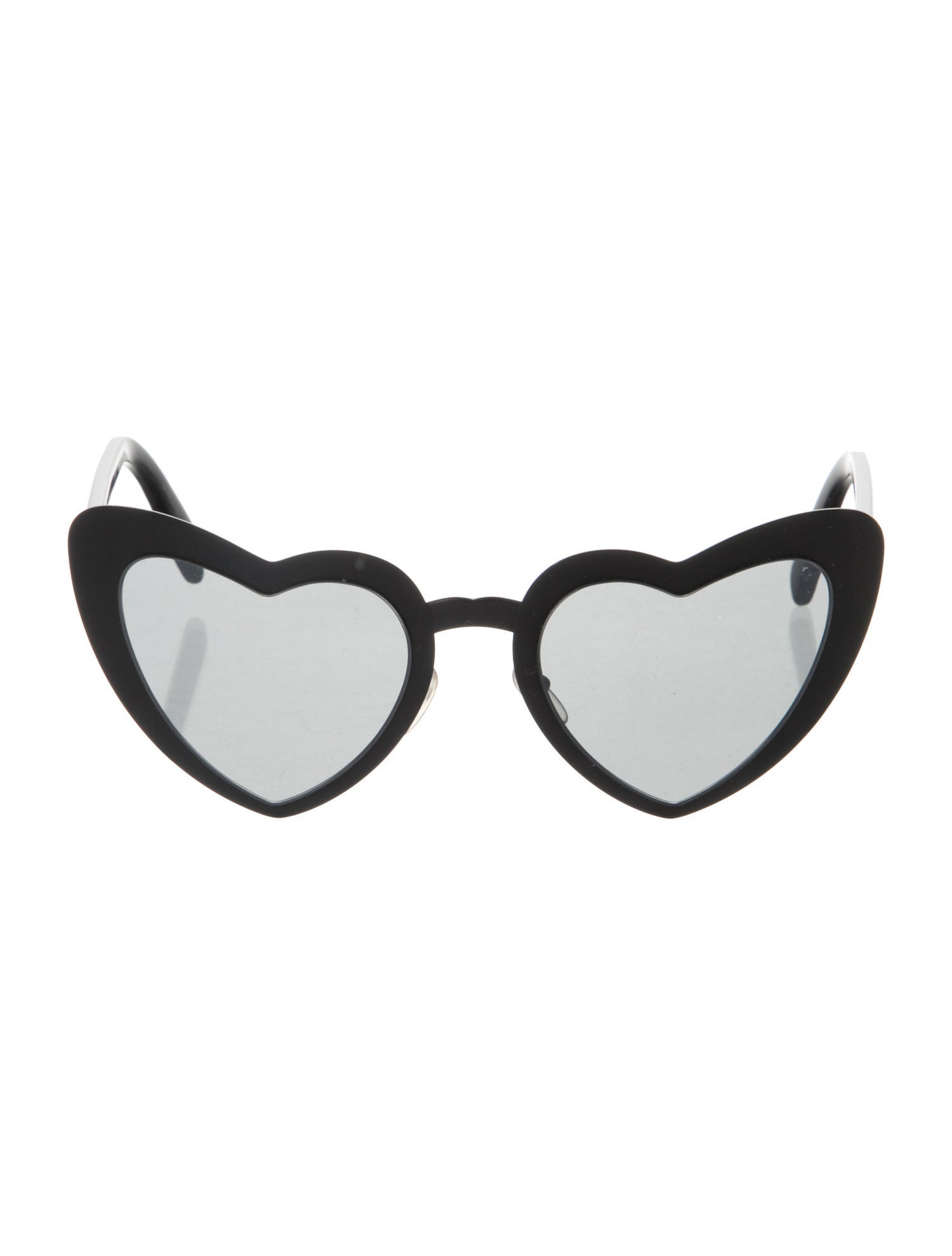 Saint Laurent Heart Mirrored Sunglasses