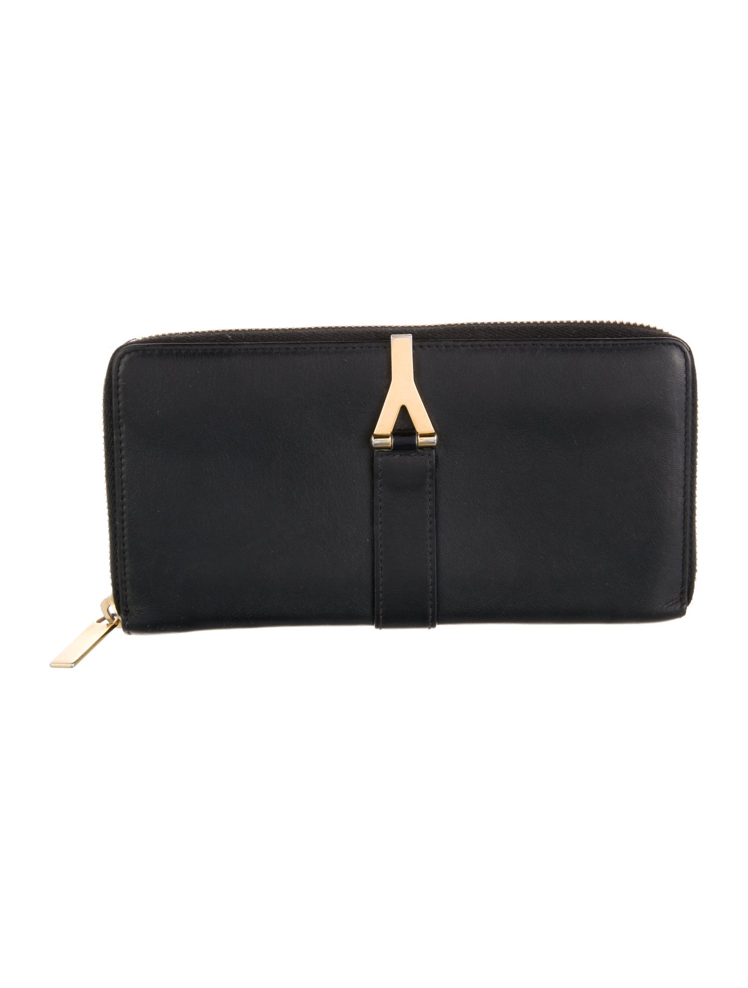 Saint Laurent Classic Y Ligne Zip Around Leather