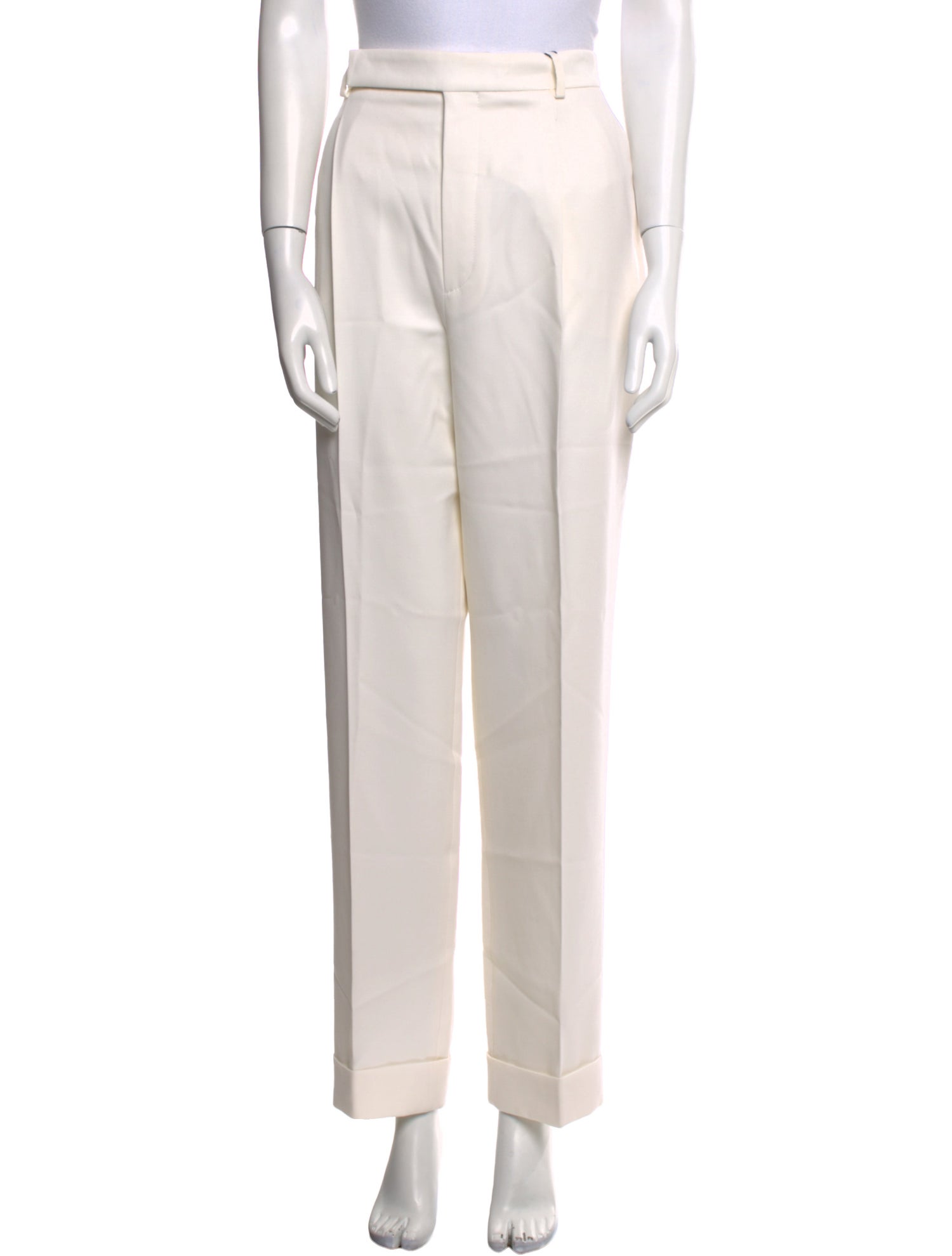 Saint Laurent Wool Straight Leg Pants w/ Tags