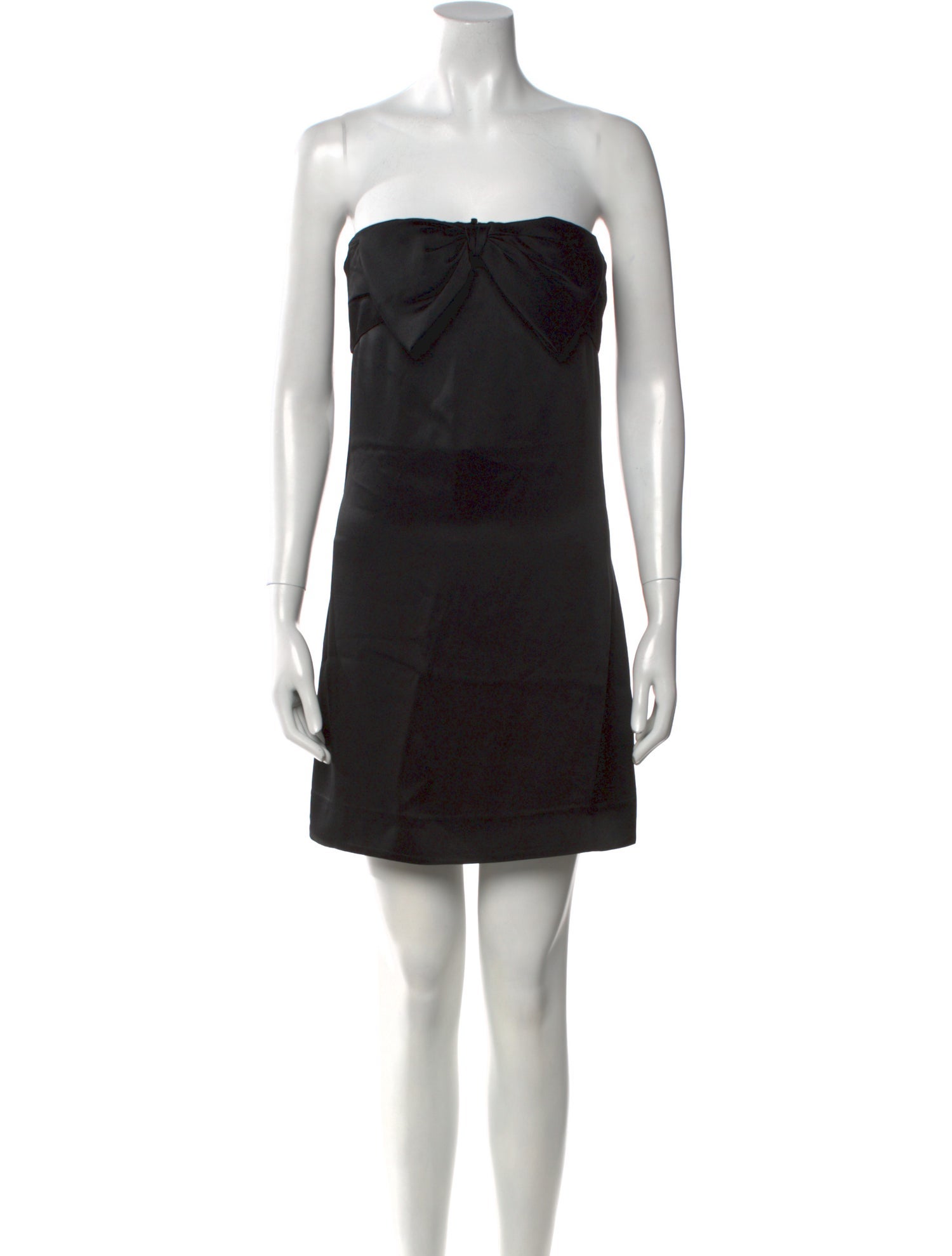 Saint Laurent Strapless Mini Dress