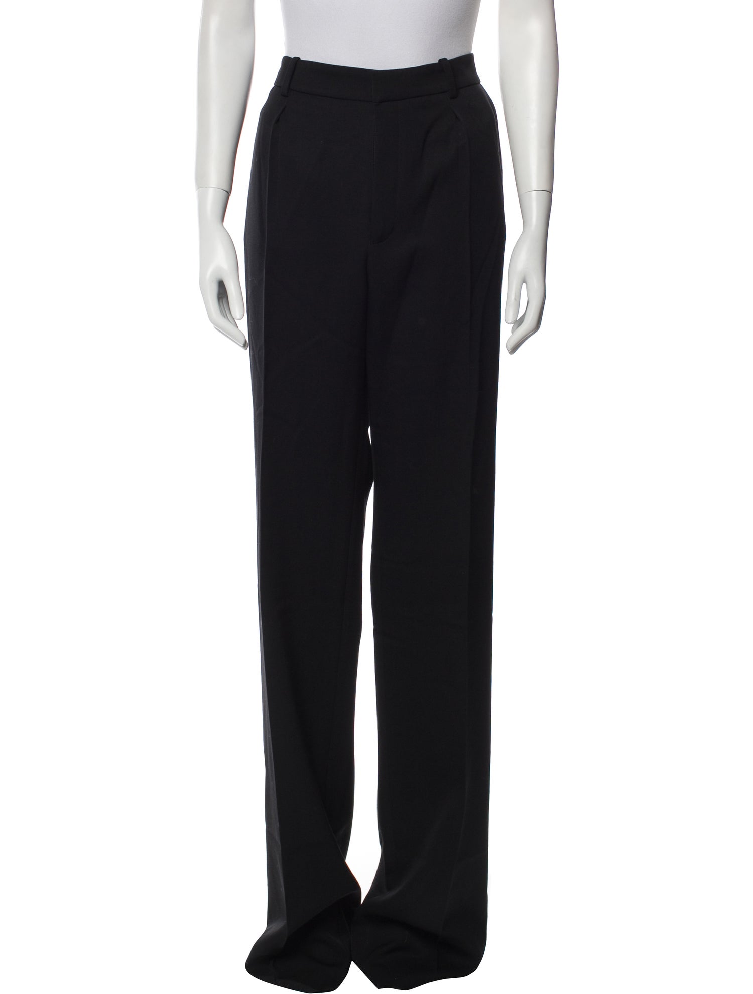 Saint Laurent Wool Wide Leg Pants w/ Tags