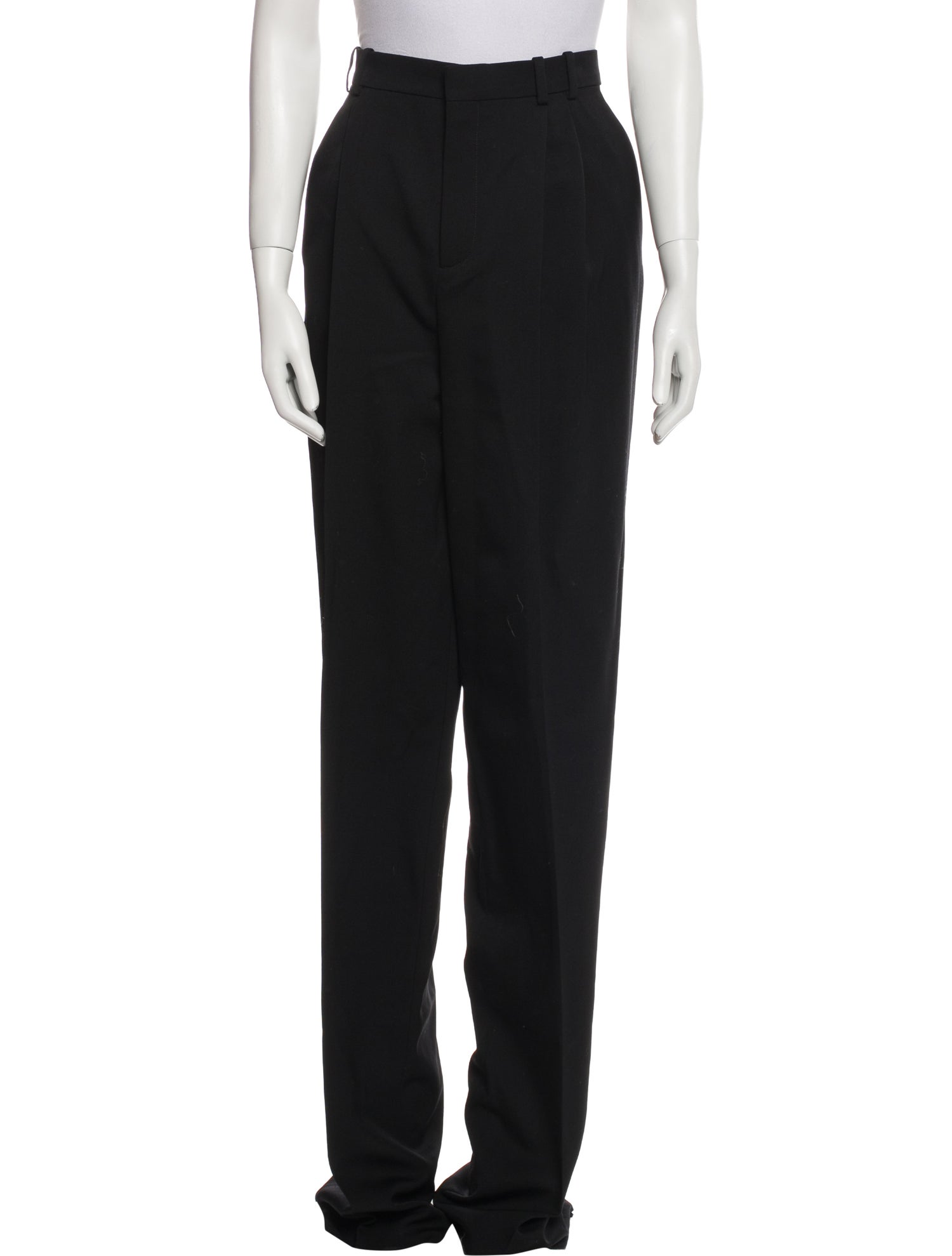 Saint Laurent Wool Wide Leg Pants w/ Tags