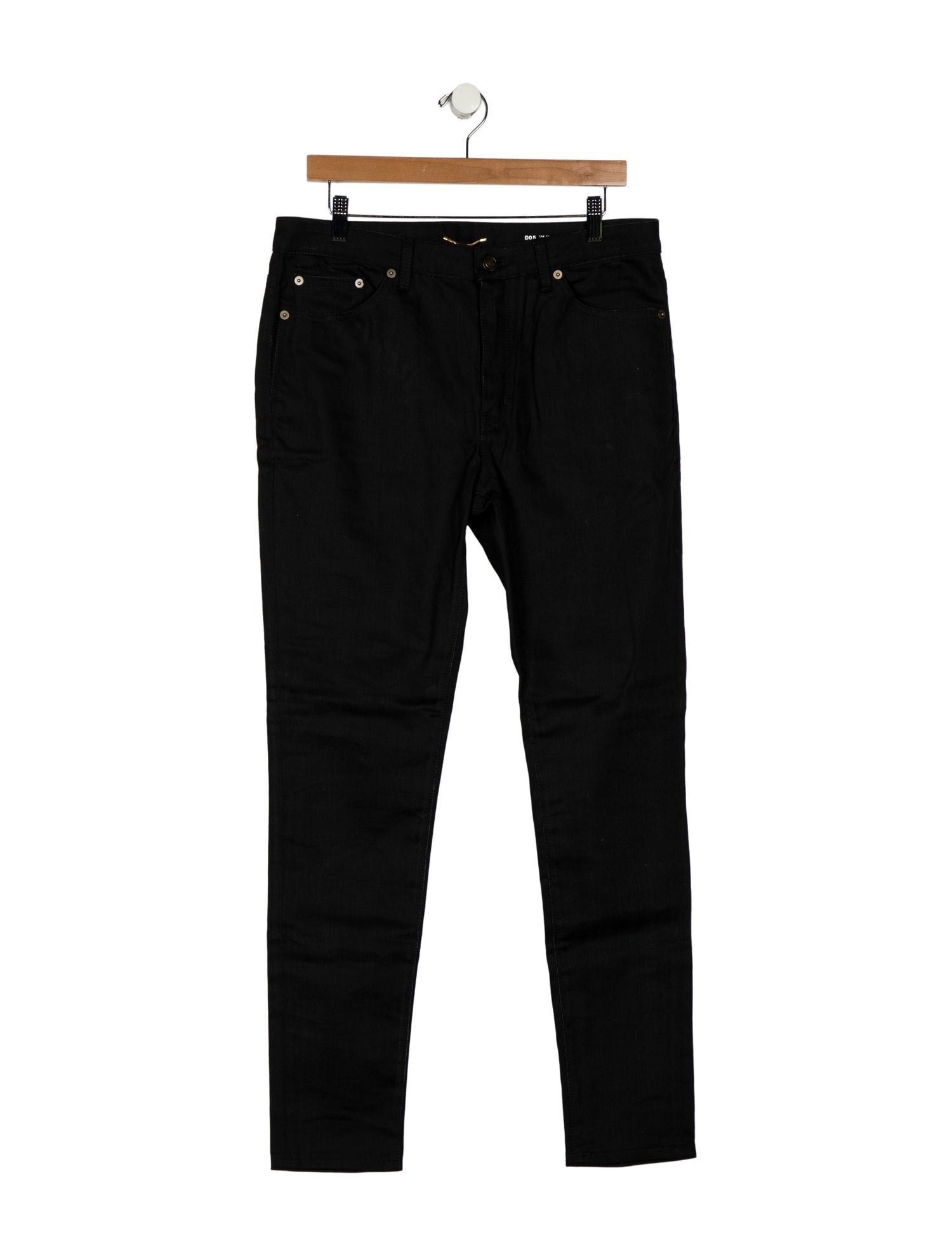 Saint Laurent Mid-Rise Skinny Leg Jeans