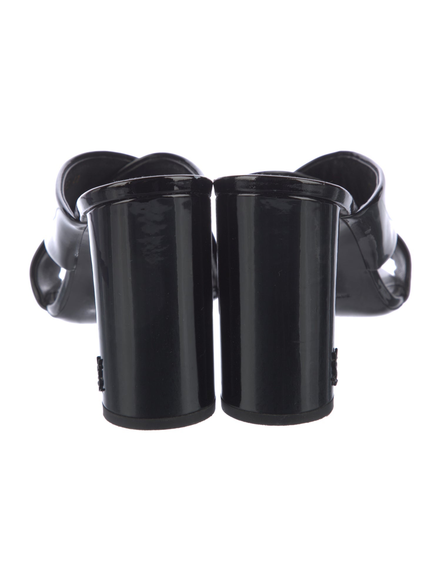 Saint Laurent Patent Leather Slides