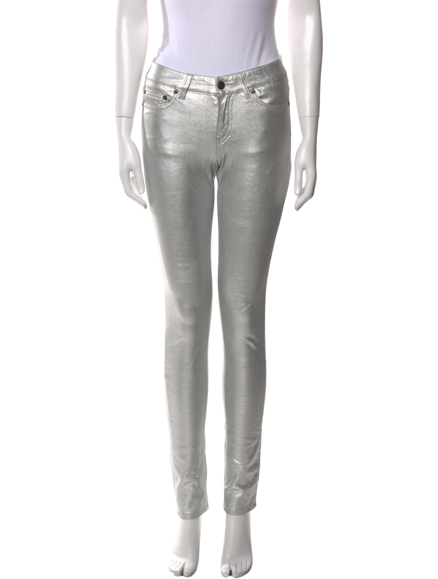 Saint Laurent Skinny Leg Pants