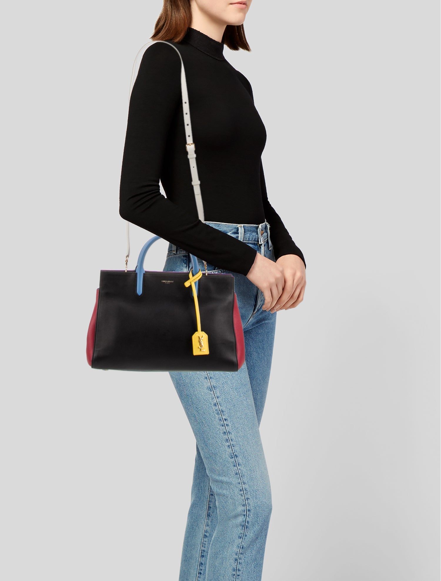 Saint Laurent Leather Rive Gauche Small