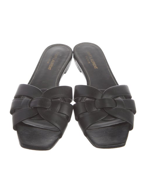Saint Laurent Leather Slides