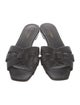 Saint Laurent Leather Slides
