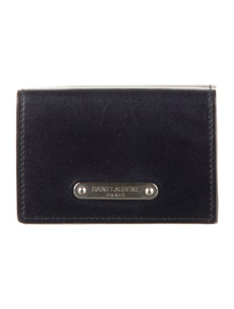 Saint Laurent 2017 Leather Compact Wallet
