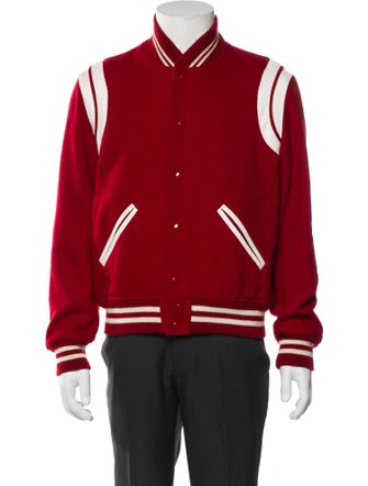 Saint Laurent 2018 Teddy Varsity Jacket