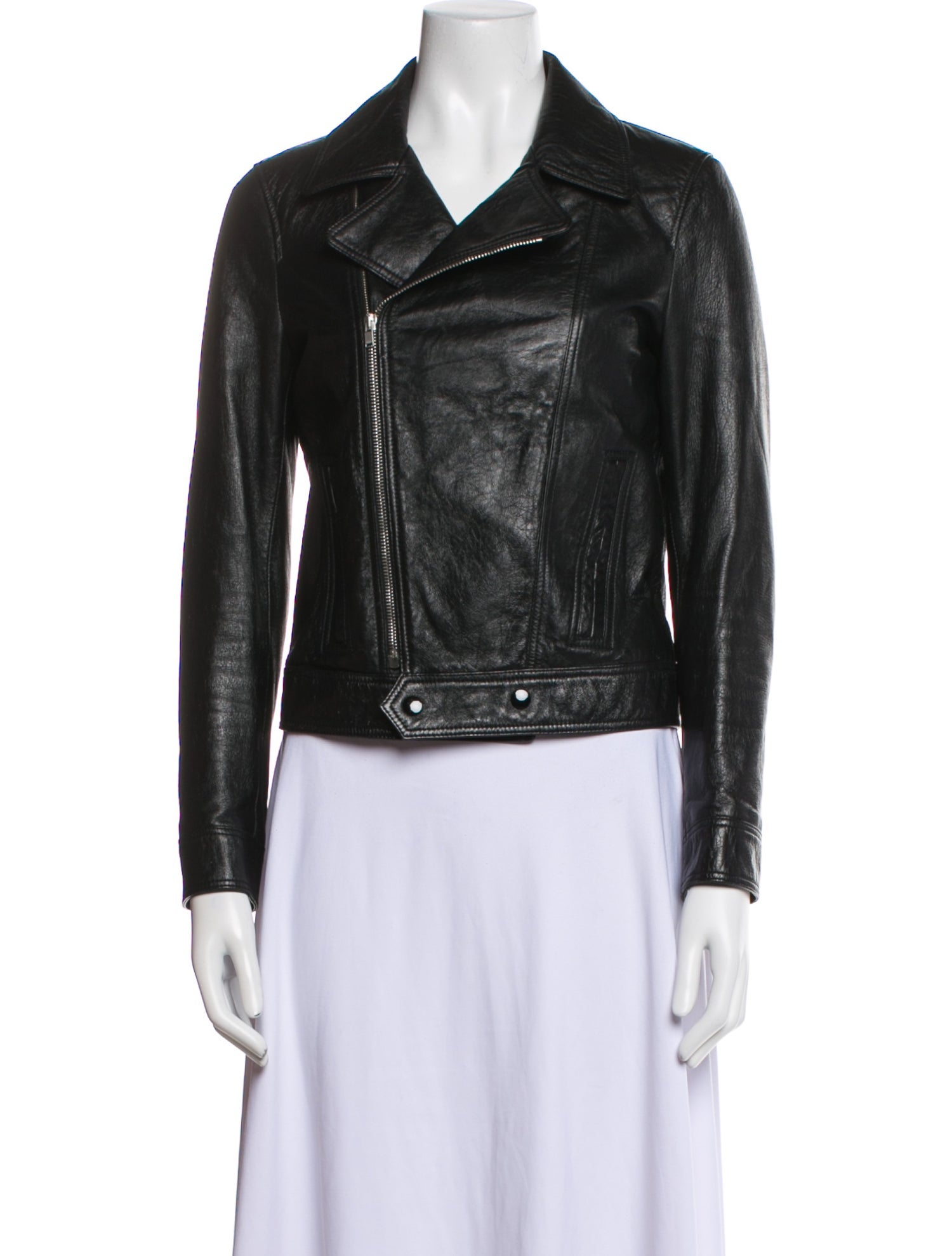 Saint Laurent Leather Biker Jacket