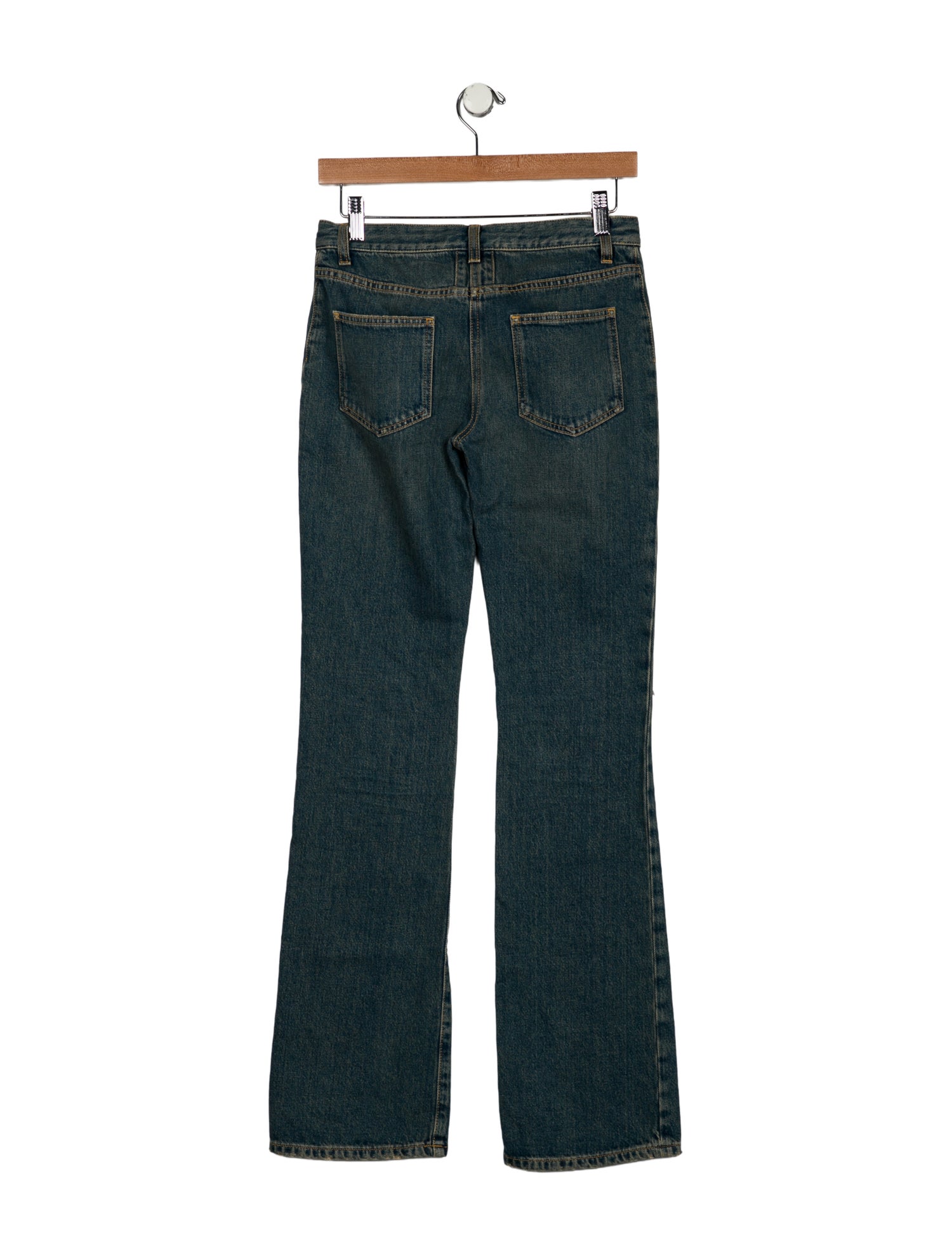 Saint Laurent Mid-Rise Straight Leg Jeans w/ Tags
