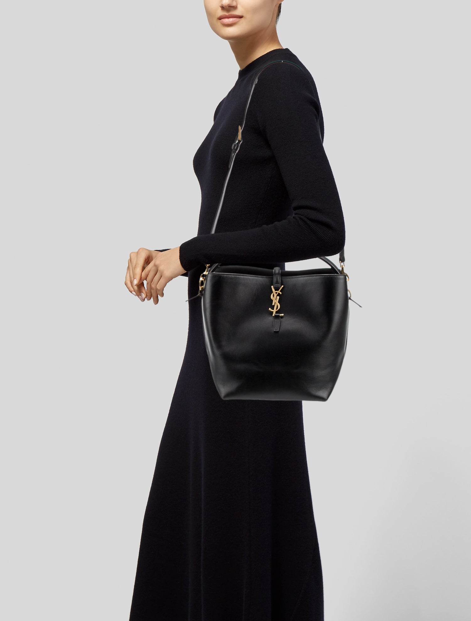 Saint Laurent Calfskin Le 2024