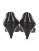 Saint Laurent Mesh Leather Trim Embellishment Pumps
