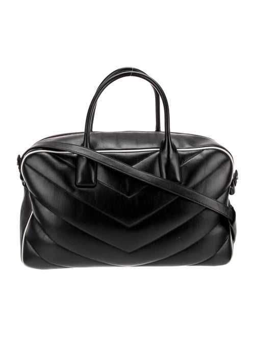 Saint Laurent Chevron Chevron Matelassé Miles Bowling Medium