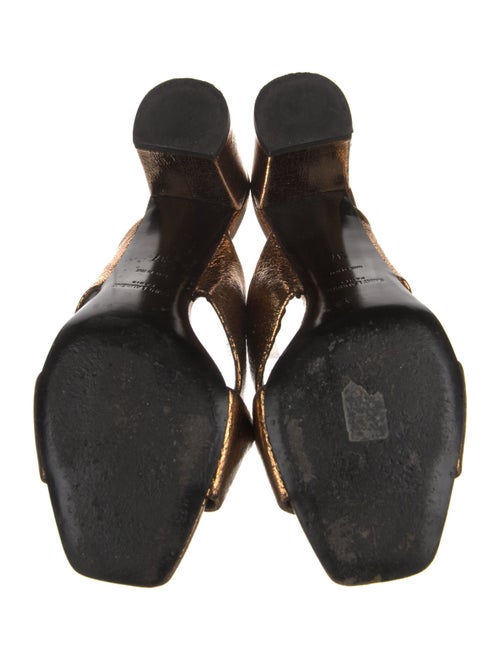 Saint Laurent Leather Slides