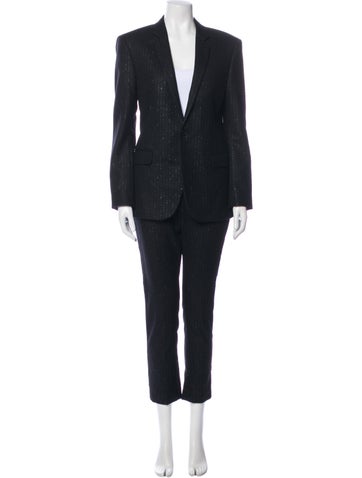Saint Laurent Suits and Sets Wool Notched Lapel Two-Piece Suit Us16, Fr48 | XXL