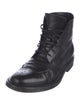 Saint Laurent Leather Combat Boots