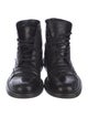 Saint Laurent Leather Combat Boots