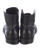 Saint Laurent Leather Combat Boots