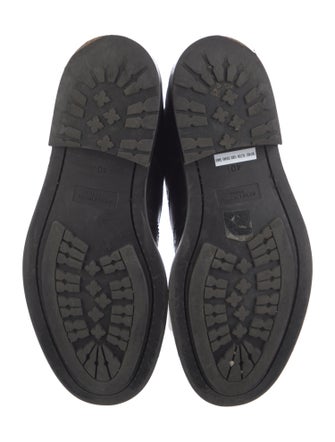 Saint Laurent Leather Combat Boots