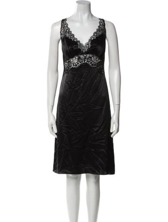 Saint Laurent Bow Accents Nightgown