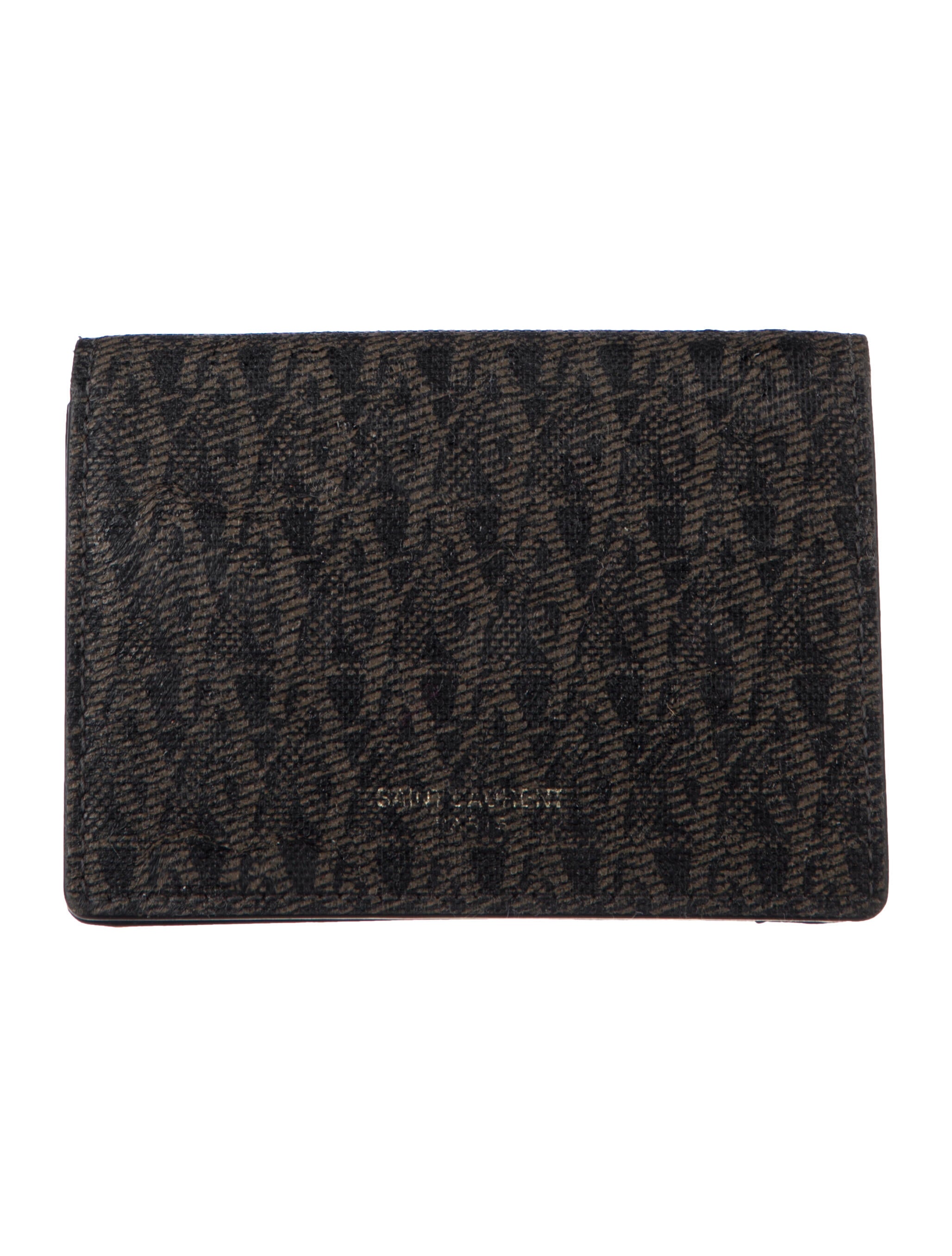 Saint Laurent 2014 Signature Logo Card Holder
