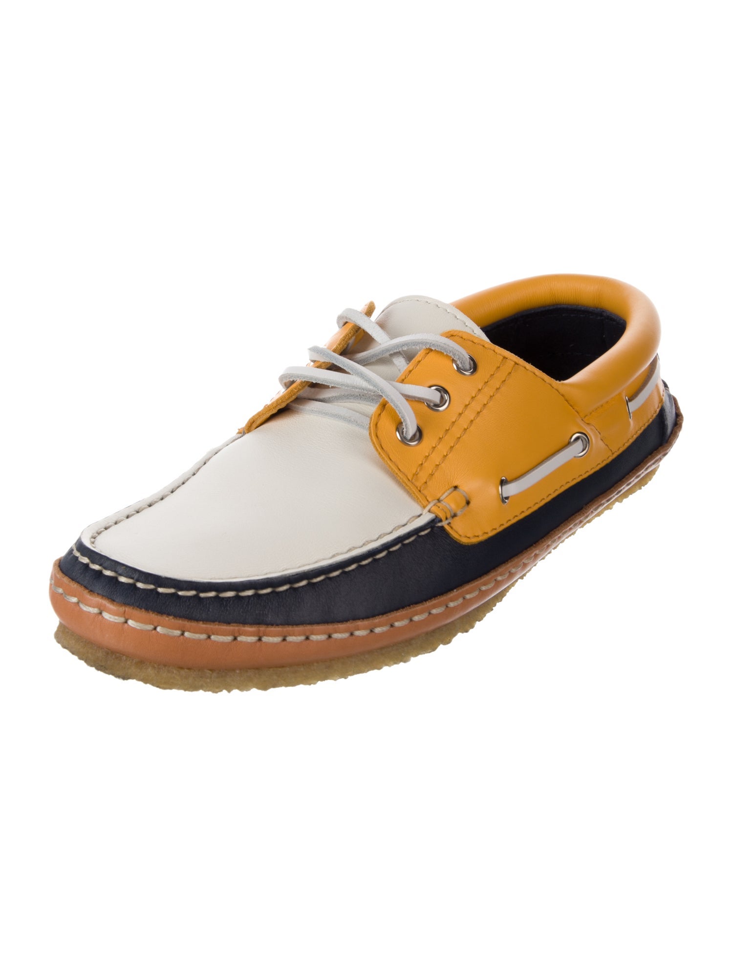 Saint Laurent Leather Colorblock Pattern Espadrilles