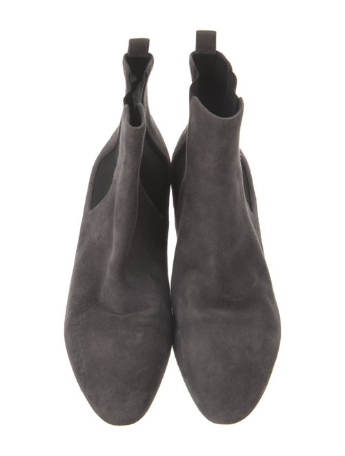 Saint Laurent Suede Chelsea Boots
