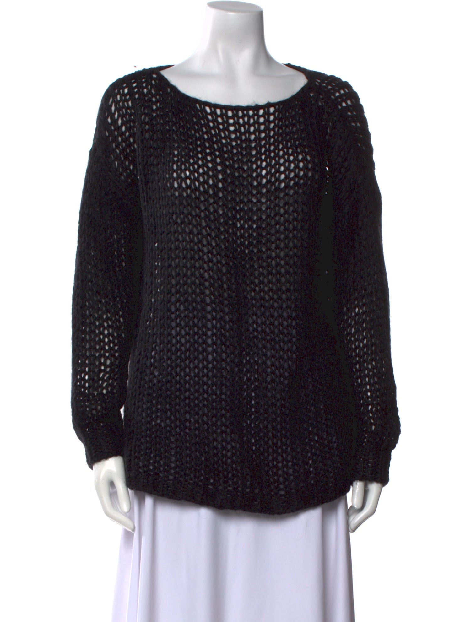 Saint Laurent Wool Scoop Neck Sweater