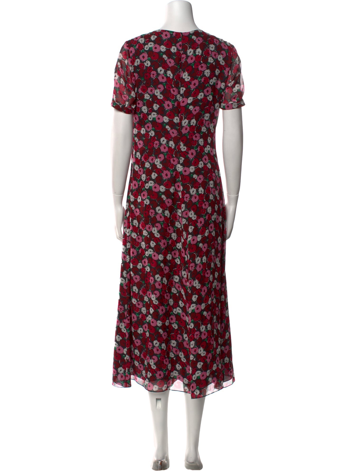 Saint Laurent Silk Long Dress