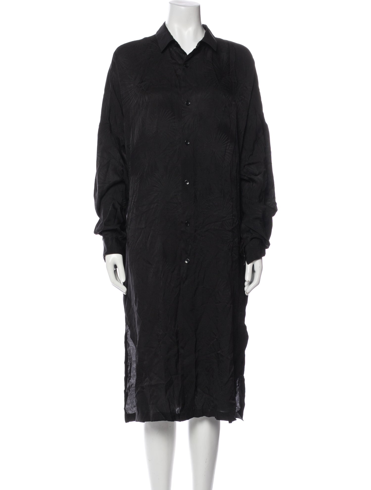 Saint Laurent Silk Midi Length Dress