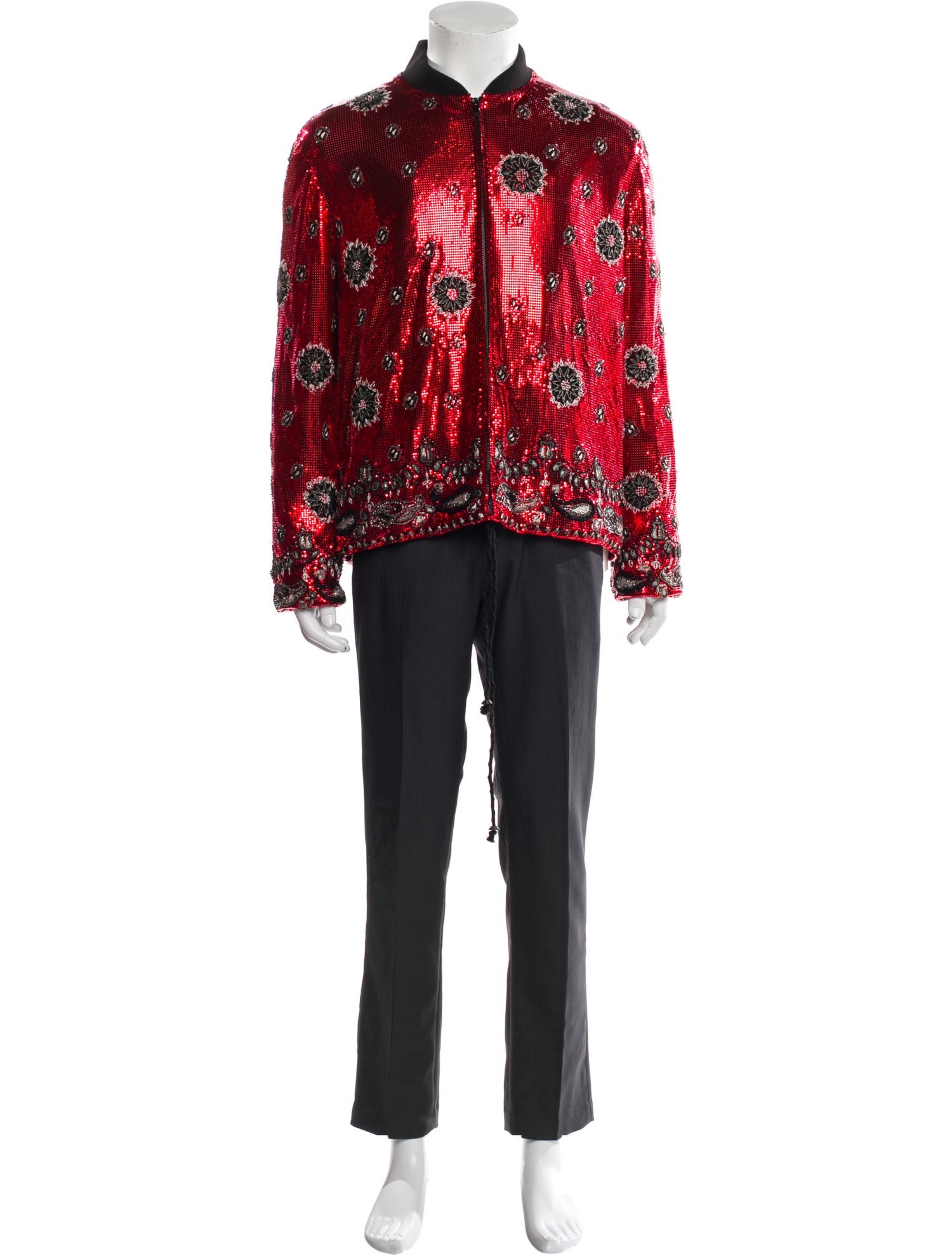 Saint Laurent 2019 Paisley Print Trench Coat