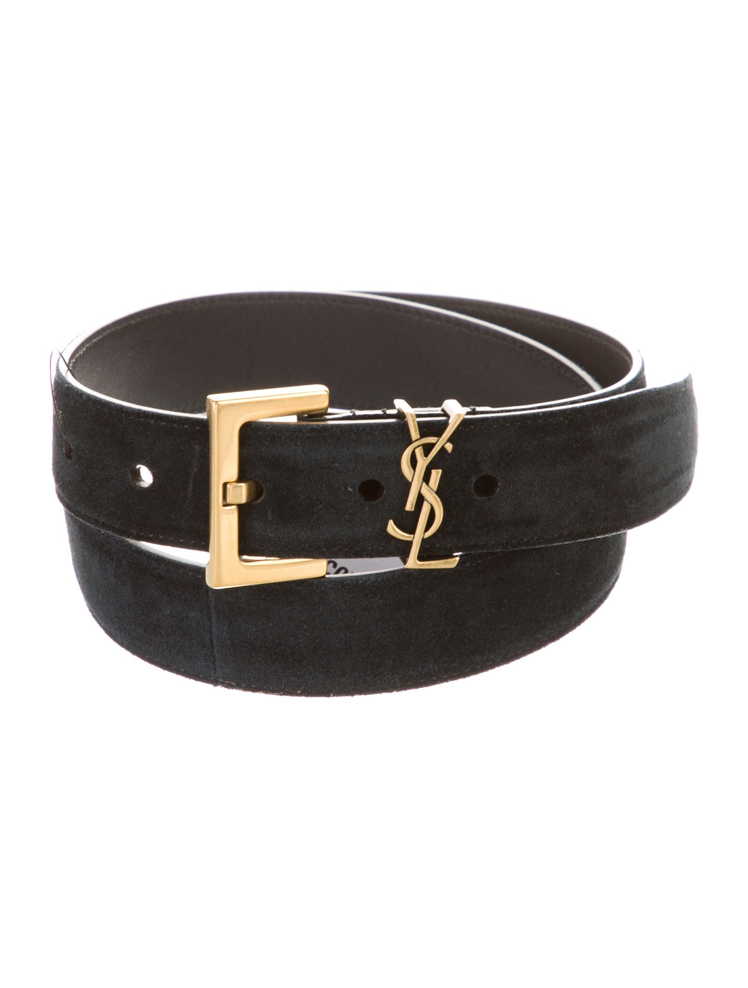 Saint Laurent Suede Waist Belt